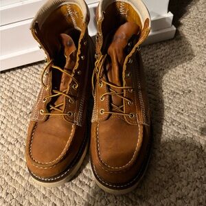 Classic Tan Leather Boots for Men